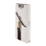 Tire-bouchon à mécanisme vertical en acier inoxydable PushPull AdHoc couleur gris vue avec boîte