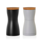 Set de moulins sel et poivre avec couvercle anti-odeurs AdHoc couleur noir septième vue