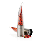 Coupe-piments secs en acier inoxydable Chilli AdHoc Pepe couleur transparent troisième vue