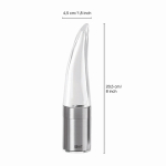 Coupe-piments secs en acier inoxydable Chilli AdHoc Pepe couleur transparent cinquième vue
