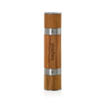 Moulin double à sel et poivre en bois d’acacia AdHoc Duomill couleur marron vue avec logo