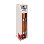 Moulin double à sel et poivre en bois d’acacia AdHoc Duomill couleur marron vue avec boîte