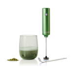 Set matcha en coffret avec verre et mousseur 250 ml AdHoc Chado couleur vert troisième vue