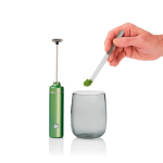 Set matcha en coffret avec verre et mousseur 250 ml AdHoc Chado couleur vert quatrième vue