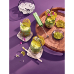 Set matcha en coffret avec verre et mousseur 250 ml AdHoc Chado couleur vert vue d'ambience 3