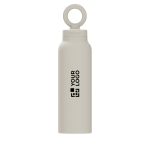 Gourde isotherme avec anneau pour téléphone MagSafe® 710 ml Ringo Pro couleur blanc cassé avec zone d'impression