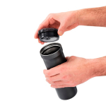 Mug isotherme anti-fuite à double paroi 500 ml AdHoc Pulse couleur gris deuxième vue