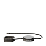 Câble de charge USB-C vers USB-C 2 en 1 en aluminium 15 W Zens Pro 2 couleur noir avec zone d'impression