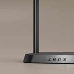Chargeur sans fil double avec support magnétique de bureau Qi Zens couleur noir vue d'ambiance 2