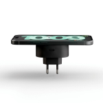 Chargeur sans fil magnétique compact pour téléphone 15 W Zens couleur noir deuxième vue