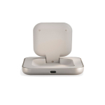 Chargeur magnétique de table de chevet Qi2 sur mesure USB-C 20 W Zens couleur blanc cassé troisième vue