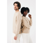 Sweat unisexe à col rond en molleton 340 g/m² Iqoniq Torla couleur camel