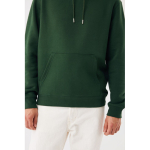 Sweat à capuche unisexe en molleton brossé 340 g/m² Iqoniq Joshua couleur vert foncé