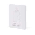 Étui pour passeport avec double localisateur Bluetooth 5.2 couleur vert vue avec boîte