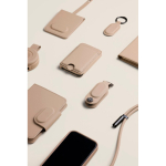 Chargeur sans fil écologique pliable 2 en 1 avec USB-C et 15 W couleur ivoire