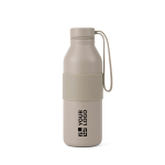 Gourde double paroi en acier inoxydable recyclé 500 ml couleur beige avec zone d'impression