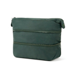Trousse de toilette extensible en plastique recyclé avec zip 7 L couleur vert deuxième vue