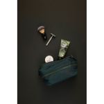 Trousse de toilette extensible en plastique recyclé avec zip 7 L couleur vert vue d'ambiance