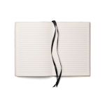 Set carnet et stylo avec coffret cadeau A5, pages lignées couleur noir troisième vue