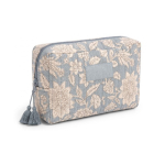 Trousse en coton et polyester avec imprimé premium 220 g/m² couleur bleu vue détail 2