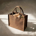 Grand sac en coton recyclé avec intérieur laminé 220 g/m² cinquième vue