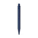 Set carnet A5 en PU et stylo aluminium à encre bleue couleur bleu marine vue détail 5 