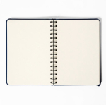 Set carnet A5 en PU et stylo aluminium à encre bleue vue détail 7