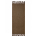 Châle doux en acrylique et viscose OEKO-TEX® 250 g/m² couleur marron quatrième vue