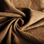 Châle doux en acrylique et viscose OEKO-TEX® 250 g/m² couleur marron vue détail 2