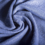 Châle doux en acrylique et viscose OEKO-TEX® 250 g/m² couleur bleu marine sixième vue