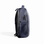 Sac à dos rigide déperlant pour ordinateur 15,6 pouces couleur bleu roi vue détail 3