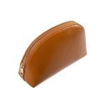 Trousse en similicuir avec fermeture éclair 520 g/m² couleur marron quatrième vue