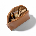 Trousse en similicuir avec fermeture éclair 520 g/m² couleur marron sixième vue