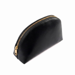 Trousse en similicuir avec fermeture éclair 520 g/m² couleur noir cinquième vue