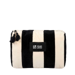 Trousse en coton velouté doux à base large 300 g/m² couleur naturel avec zone d'impression