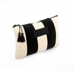 Trousse plate en coton à finition veloutée douce 300 g/m² couleur naturel troisième vue