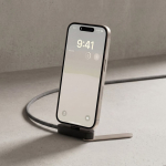 Câble USB-C 100 cm avec support téléphone intégré 10 W couleur noir vue détail 5 