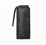 Parapluie pliable compact en polyester avec étui rigide Ø92 cm couleur noir troisième vue