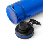 Bouteille translucide en plastique recyclé avec embout et poignée 750ml couleur bleu roi vue détaillée 3