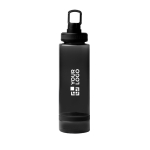Bouteille translucide en plastique recyclé avec embout et poignée 750ml vue principale