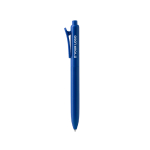 Stylo avec clip pince assorti, plastique mat et encre bleue vue principale