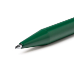 Stylo à bille en aluminium finition mate avec recharge jumbo et encre bleue couleur vert vue détaillée 1