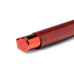 Stylo à bille en aluminium avec finition métallique mate et encre bleue couleur rouge vue détaillée 3