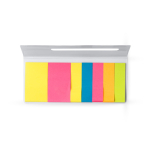 Bloc-notes adhésif en carton avec notes et mini-notes multicolores couleur blanc vue détaillée 2