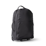 Trolley en nylon recyclé avec compartiments organisés et poignées couleur noir troisième vue d'usage