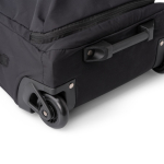 Trolley en nylon recyclé avec compartiments organisés et poignées couleur noir vue détaillée 1