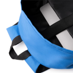 Sac à dos pour ordinateur portable en plastique recyclé avec dos rembourré 17'' couleur bleu roi vue détaillée 4