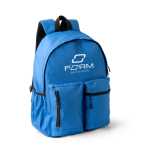 Sac à dos pour ordinateur portable en plastique recyclé avec dos rembourré 17'' couleur bleu roi vue détaillée 5