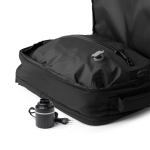 Sac à dos en polyester éco à compression sous vide avec pompe électrique 15” couleur noir vue détaillée 2