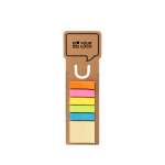 Marque-page multifonction en carton recyclé avec notes adhésives vue principale